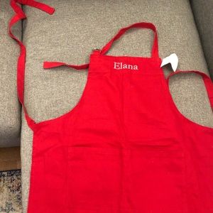 “Elana” red chefs  cooking apron